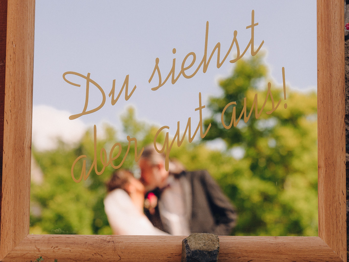 Fotofotograf auf einer Hochzeit auf dem Kloster Altenberg